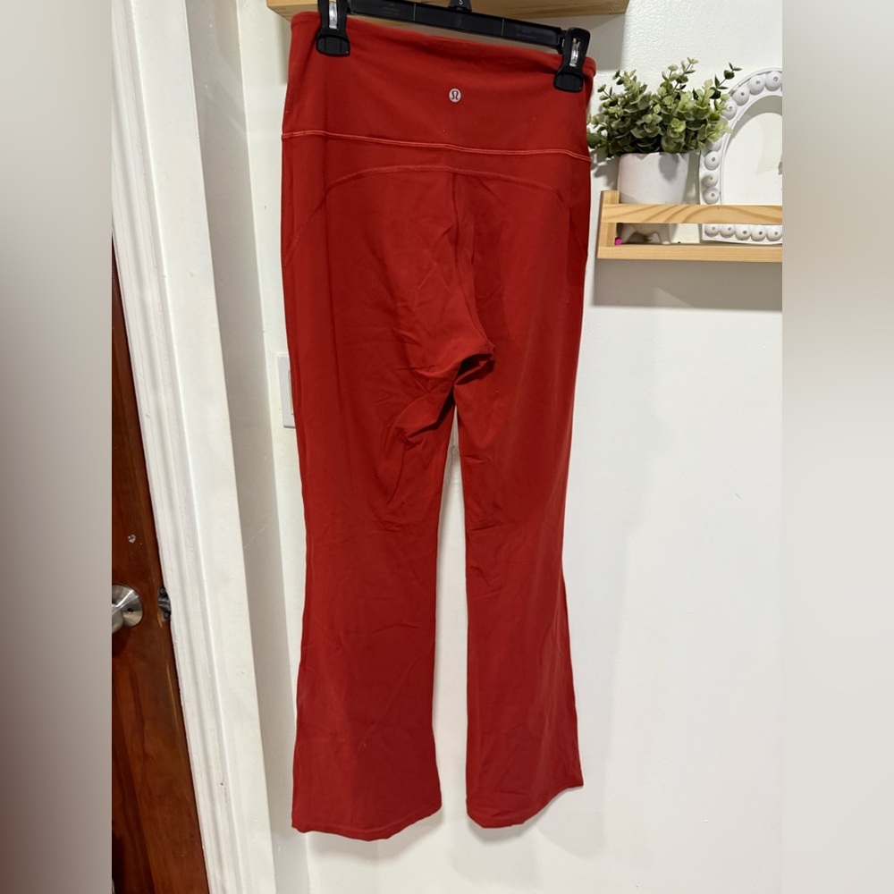 Lululemon Athletica Red Flared Pants